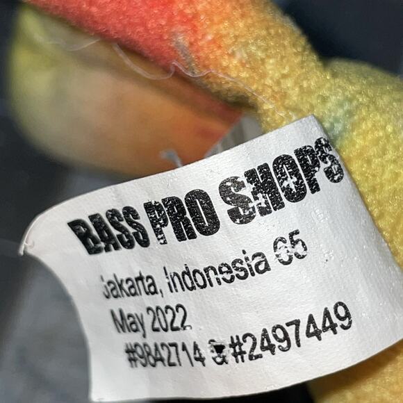 Bass Pro Shop 13" Bluegill Plush Stuffed Animal Toy Wildlife Artists 2022 - Picture 6 of 6